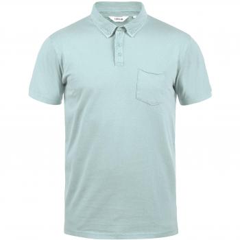 !Solid Pat Herren Poloshirt Polohemd T-Shirt Shirt Mit Polokragen Aus 100% Baumwolle, Größe:M, Farbe:Hellblau