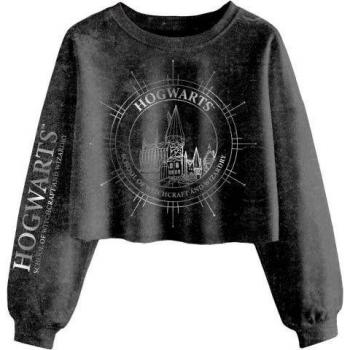 Felpa XL Nero Hogwarts Constellation Donna Lavaggio Acido