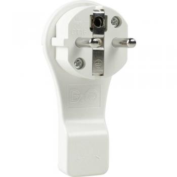 Spina piatta di sicurezza As Schwabe 45030 Plastica con espulsore 230 V Bianco IP20