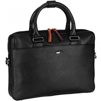 Sac de bureau en cuir Braun Büffel Novara noir