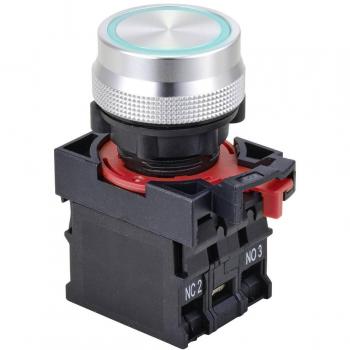 IP40 Rated Blue Pushbutton Switch 1x On/On
