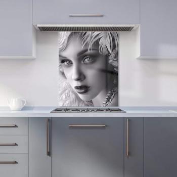 Glamour Black Splash Screen – 600mm by 750mm