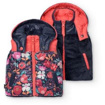 Parka Boboli Elegante a Fiori a Doppio Lato