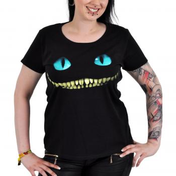 Alice in Wonderland Cheshire Cat Smile T-Shirt for Women