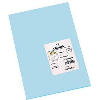 Iris Vivaldi bleu ciel carton A4 paquet de 50 Bleu