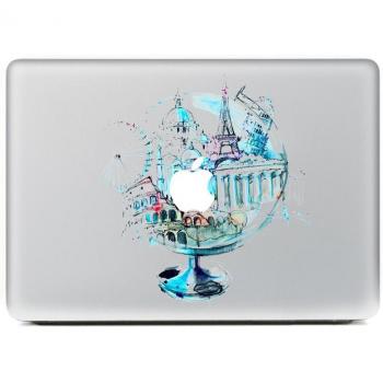 Pegatina Personalizada “Glass City” 13 portátil