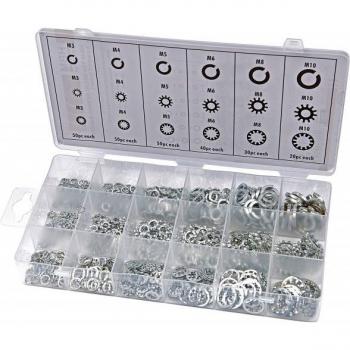 Rondelles élastiques HBM 720 pièces assortiment
