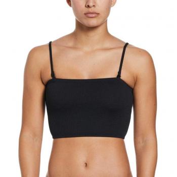 Bikini Midkini Nero Nike Swim Bandeau XL Donna