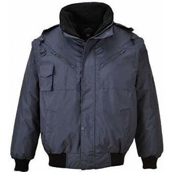 XL Navy Oxford Weave 300D 4 in 1 Waterproof Bomber Jacket