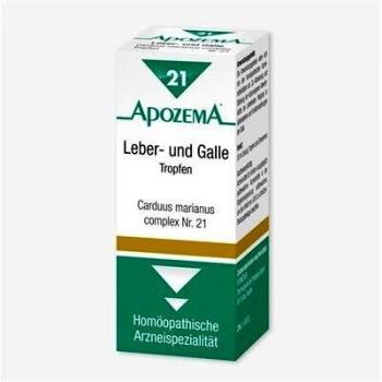 APOZEMA COMPLEX TROPFEN NR 21 LEBER U.GALLE CARDUUS MARIANUS