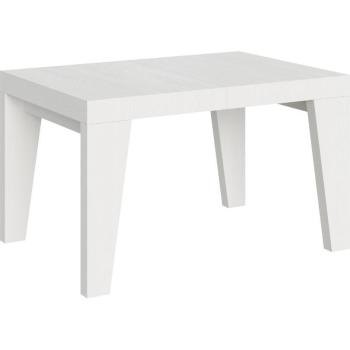 Mesa de Comedor Blanca Naxo con Alargaderas