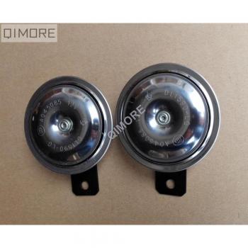 Juego de claxon para motocicleta 12V, tono alto y bajo