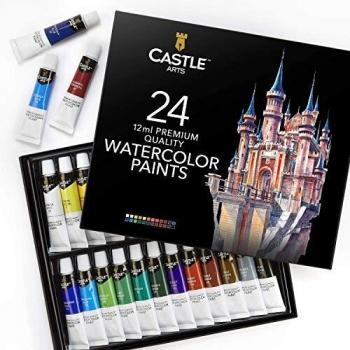 Castle Art Supplies Creative Watercolour Paint Set in Presentation Box