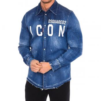 Dsquared2 Men's Blue Denim Shirt