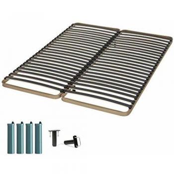 Ebac Sommeil Latté Theta – 2 pieds, 80×200 cm, bois francais