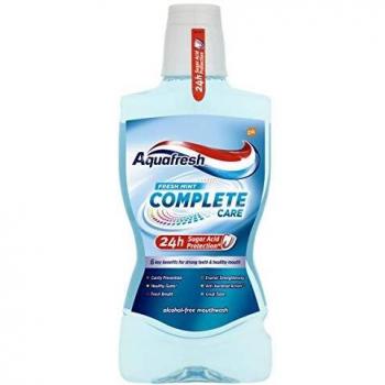 Aquafresh Daily Mouthwash Fresh Mint With Fluoride 500 ml / Pack Of 12