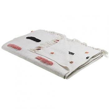 Coperta Multicolore con Frange 130 x 180 cm