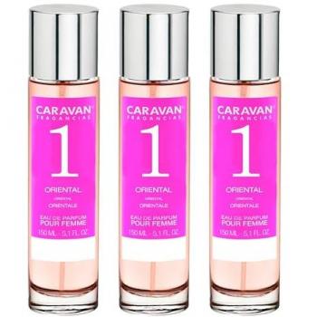 Caravan Profumo Nº1 150ml Pacchetto di 3 Unità Trasparente One Size