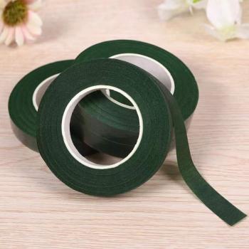 Bloemenlint 30 Yards x 12mm voor Ambachten Donker Groen Bruin Wikkel