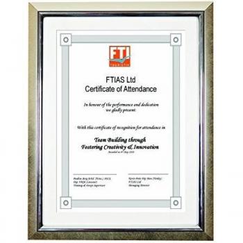 Facilities Snap De Luxe Certificate Frame Holds A4