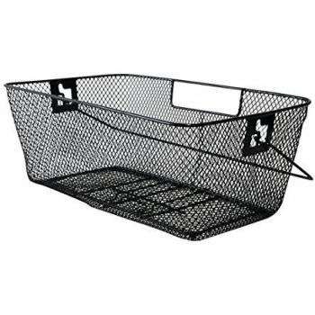 Mijnen Pieper Black PVC Mesh Basket – Unisex, One Size