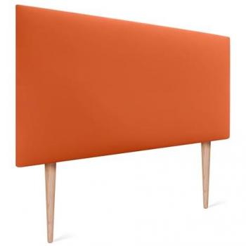 Cabecero Liso de Polipiel Naranja 95x105cm