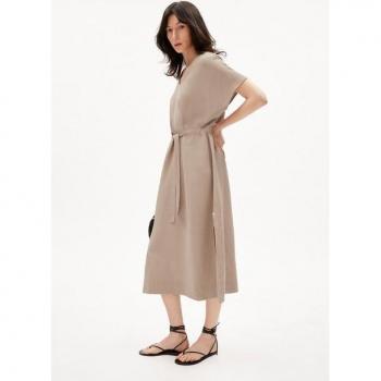 MAAHALIANA LINO Damen Webkleid im entspannten Schnitt