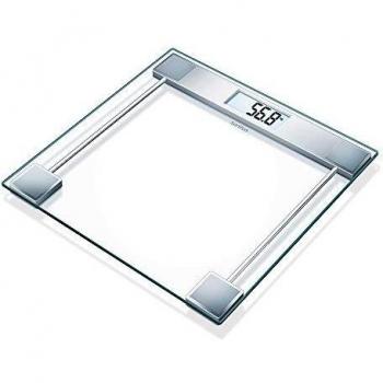 Scale en verre Sanitas SGS 06 – 150 kg – Design translucide