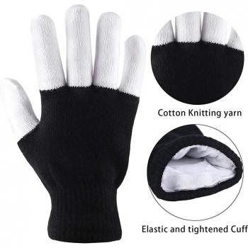 Glühende LED Handschuhe, blinkendes Lichtdesign