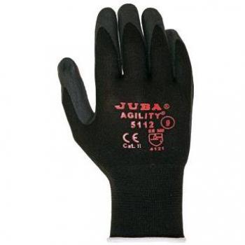 Guante de trabajo T6 XS. Poliéster con recubrimiento PU. Pack de 3 pares