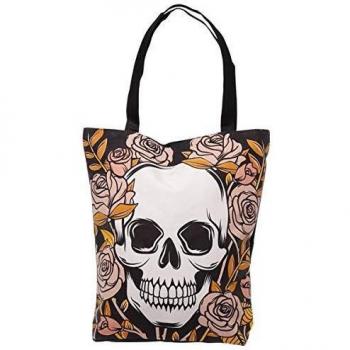 Reusable Cotton Beach Tote with Zip Closure