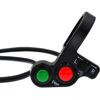 Cláxon y Luces Integrado 3 en 1 para Motocicleta