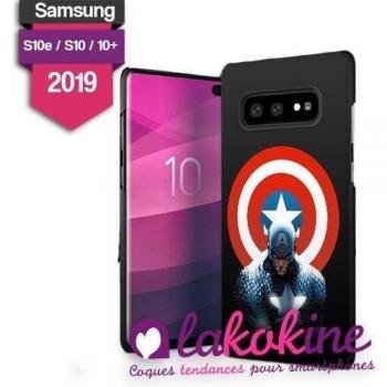 Captain America Design Cover für Samsung