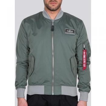 Alpha Industries MA-1 TTC Vintage Green/Silver Bomber Jacket 2XL
