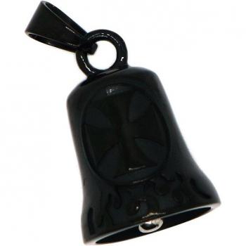 Unisex 316L Stainless Steel Cross Bell Pendant