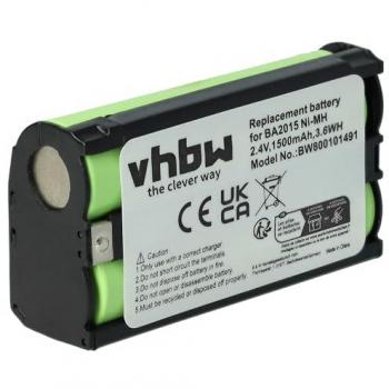 VHBW Batteria per microfoni Sennheiser Ew 372 G2 e Ew 512 G3 (1500mAh, 2,4V)