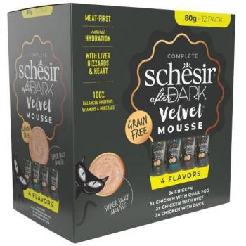 Schesir After Dark Cat Velvet Mousse 12 bustine da 80 gr