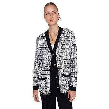 Trendyol Modischer Tweed-Strickcardigan für Damen