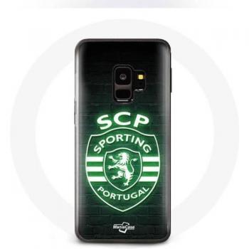 Estuche Samsung Galaxy S9 SCP Sport Portugal Fondo Preta Reluciente