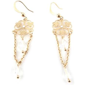 Les Trésors de Lily M9396 – Boucles “Carmen” Rouge Champagne