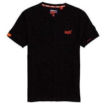 Camiseta Superdry para Hombre OL Vintage Emb Crew, Negro