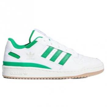 Sneakers Adidas Forum Low Classiche Bianche e Verdi Uomo 40 in Tela di Cotone