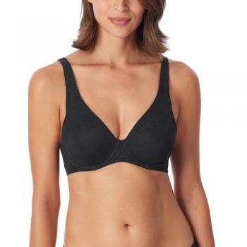 SCHIESSER Damen‑Bügel-BH „Air“ 85D – Spacer‑Futter in Schwarz