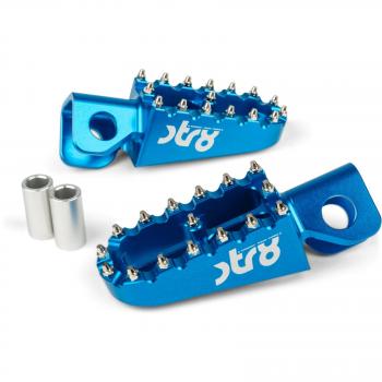 Cale-pied en aluminium STR8 Derbi Bleu