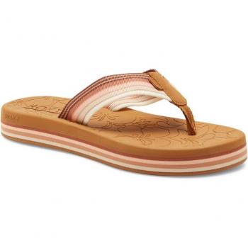 Roxy Sport‑Hausschuhe Agave Grün Very Vista Stripe Damen – Größe 37