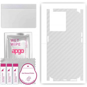 Capa Protectora de Plástico Transparentes con Patrón Carbónico