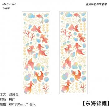 PET Starry Sky Aesthetic Stickers for Diaries