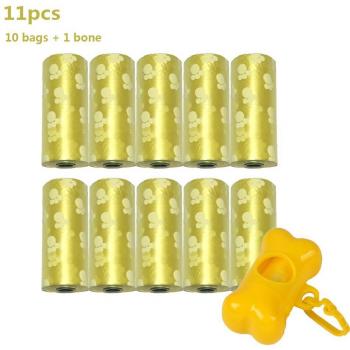 10-Pack Dog Poop Bags with Dispenser