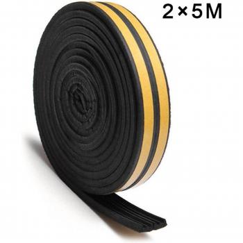 Bande adhésive en mousse Type E, 10m, dimensions 500x0.9x0.4cm, pour porte et fenêtre