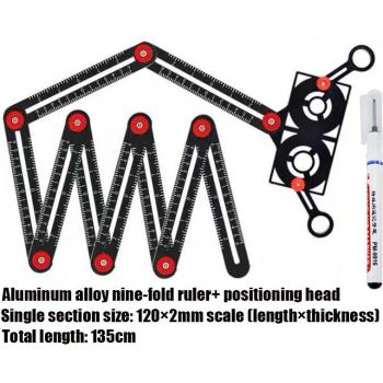Guide de perçage multi-angle en aluminium